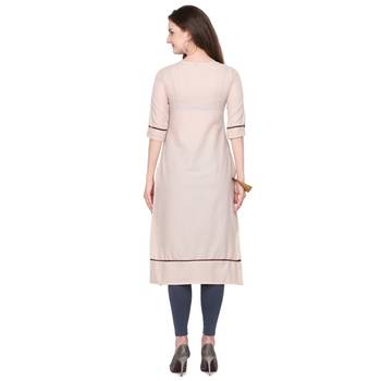 Ivory embroidered cotton silk embroidered-kurtis 3