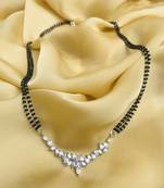 Silver mangalsutra