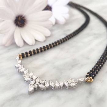 Silver mangalsutra 2