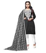 Black aari chanderi silk salwar