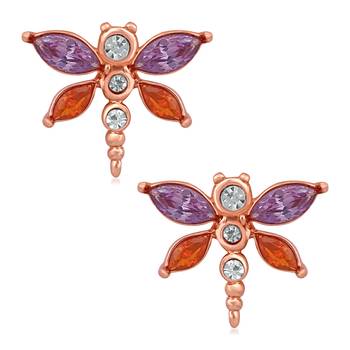 Multicolor cubic zirconia earrings 1