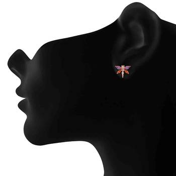 Multicolor cubic zirconia earrings 2