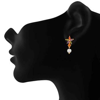Multicolor cubic zirconia earrings 2