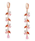 Multicolor cubic zirconia earrings
