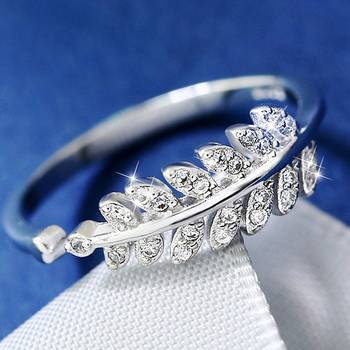 White crystal rings 5