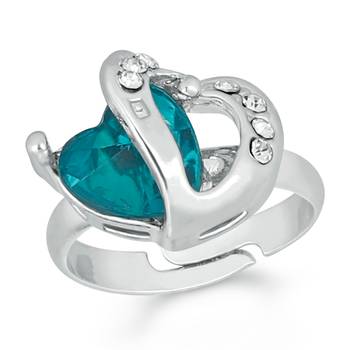 Blue crystal rings 1