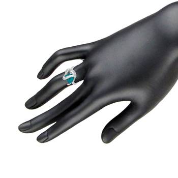 Blue crystal rings 2