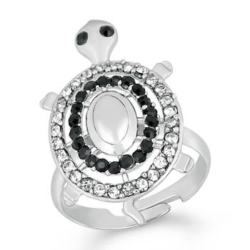 Black crystal rings 1