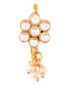 White crystal nose-ring