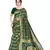 Green Woven Jacquard Saree With Blouse
