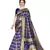 Blue Woven Jacquard Saree With Blouse