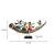 Antique finish Tribal Art Handmade Decorative gift item Showpiece Dancing and playing Flute in Iron - 28.5 x 15.5 inch