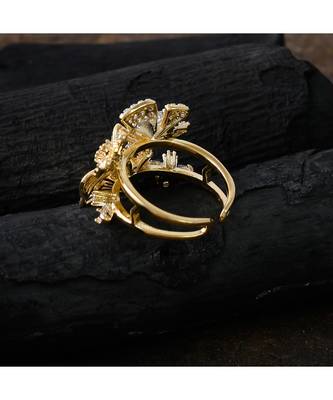three in one cute beautiful butterfly design ring 3