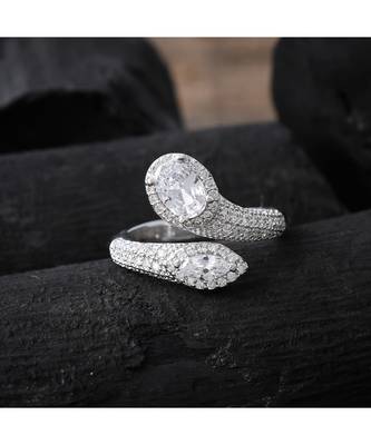 sliver smart look designer classy stylish ring 2