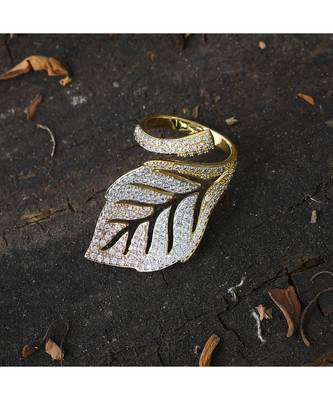 beautiful rose gold silver classy elegant designer ring 2