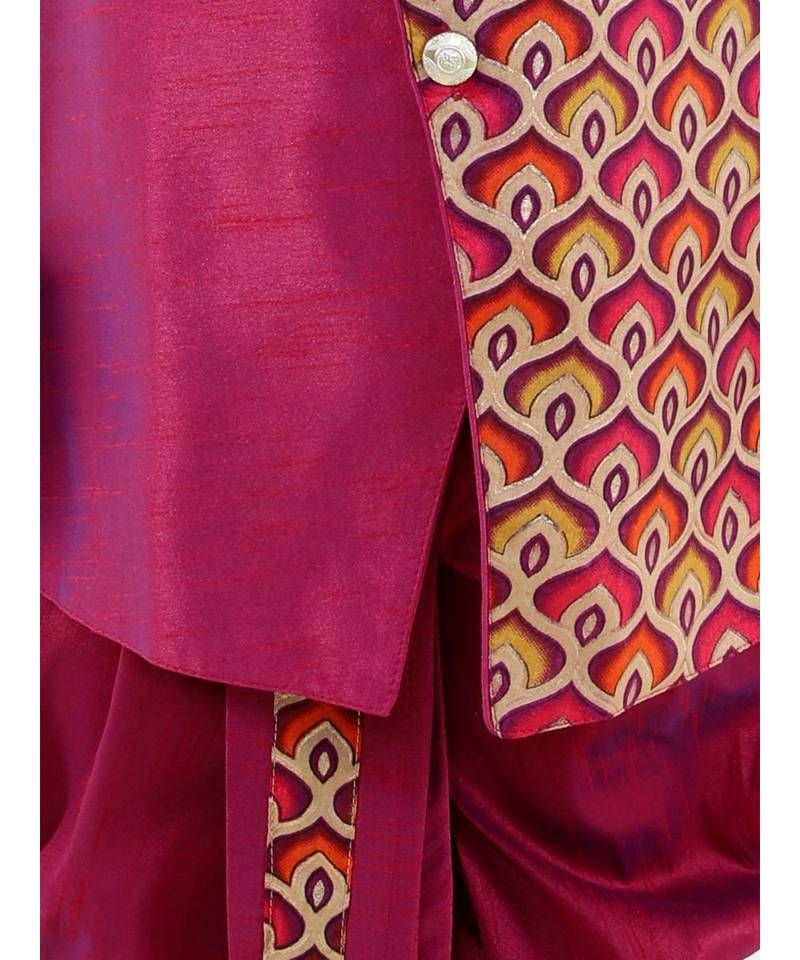 Maya Aztec Print Festive  Sherwani With  Dhoti
