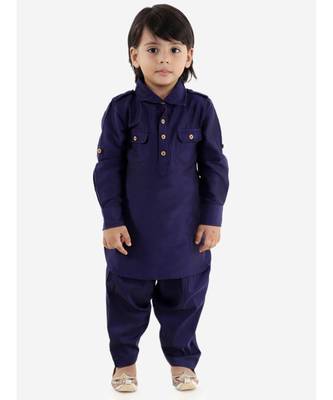blue BOYS  PATHANI KURT PYJAMA 4