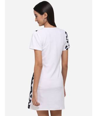 Animal Print Black And White Short Tunic 5