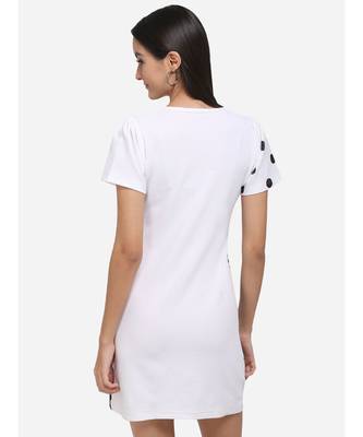 Hypnotis Twist Black And White Short Tunic 5
