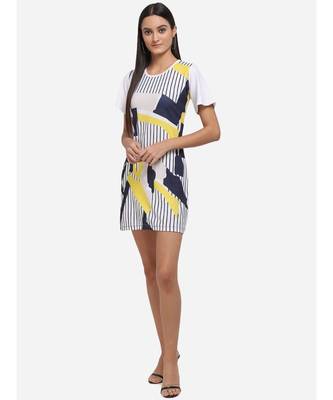 Geomatric Colorfull Printed Short Tunic 1