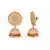 Pink pearl jhumkas
