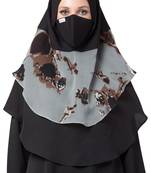 3 Pcs Set : Hijab, Under Hijab Cap & Mask