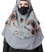 3 Pcs Set : Hijab, Under Hijab Cap & Mask