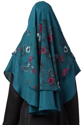 3 Pcs Set : Hijab, Under Hijab Cap & Mask 4