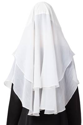 3 Pcs Set : Hijab, Under Hijab Cap & Mask 4