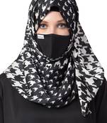 3 Pcs Set : Hijab, Under Hijab Cap & Mask