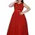 red plain satin kids girl gowns