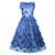 grey plain net kids girl gowns