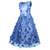 grey plain net kids girl gowns