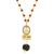 Gold Plated Traditional Rudraksh Mala SAI BABA Pendant Mala for Men and Women