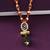 Religious Rudraksh Mala Om Gold Pendant for Men and Women