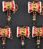 Gold Plated Traditional Combo Rudraksh Mala Pendant for Men and Women-set 5
