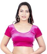 Velvet Rani Short Sleeves Princess Cut Stretchable Readymade Saree Blouse