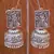 Tribal german silver jhumka earring