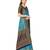 blue hand woven art silk saree with blouse