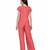 Women's Drape Georgette Party/ Casual Jumpsuit in Peach