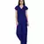 Women's Drape Georgette Party/ Casual Jumpsuit in Dark Blue