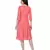 Women's Round Neck Georgette Party/ Casual Dress in Peach