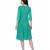 Women's Round Neck Georgette Party/ Casual Dress in Spring Green