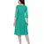 Women's Round Neck Georgette Party/ Casual Dress in Spring Green