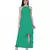 Women's Halter Neck Ruffle Drape Georgette Party/ Evening Gown in Spring Green