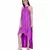 Women's Halter Neck Ruffle Drape Georgette Party/ Evening Gown in Mauve