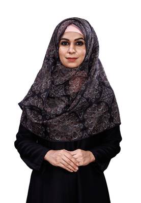 Women's Occasion Wear Printed BSY Magic Fabric Scarf Hijab Dupatta  1