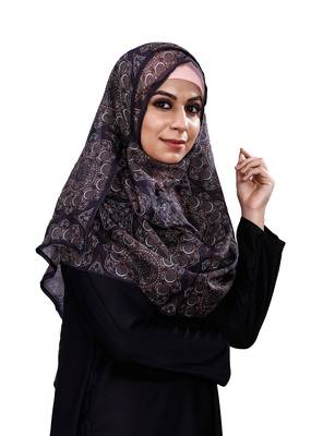 Women's Occasion Wear Printed BSY Magic Fabric Scarf Hijab Dupatta  2