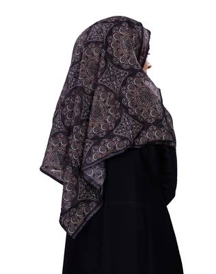 Women's Occasion Wear Printed BSY Magic Fabric Scarf Hijab Dupatta  5