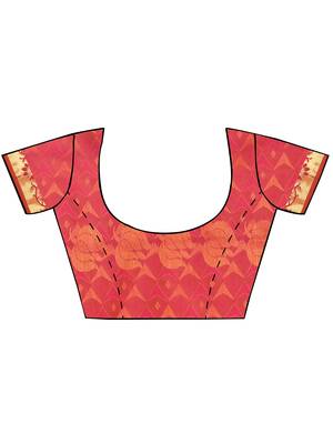 CLASSICATE from the house of The Chennai Silks  Women's Purple Dharmavaram Silk Saree With Blouse 3